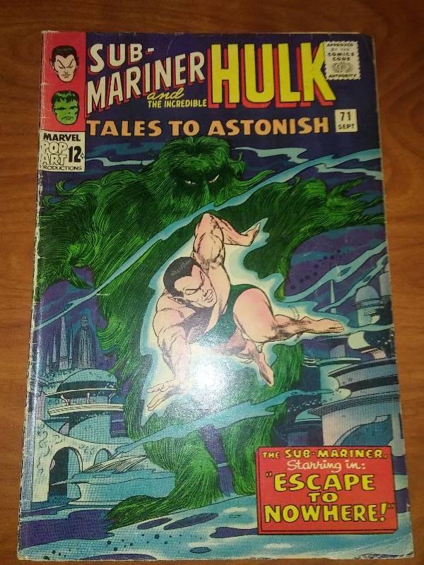Tales to astonish no. 71 Submariner and Hulk