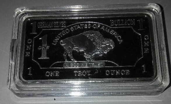 NDSU Bison silver bar .999 fine silver one troy ounce