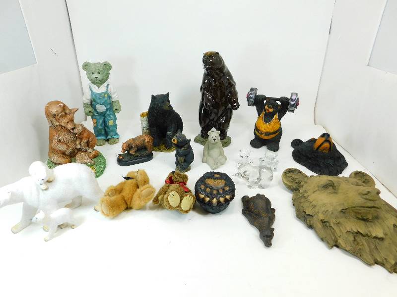 lot 29 image: Lot Full Of Many Different Bear Items For Collectors