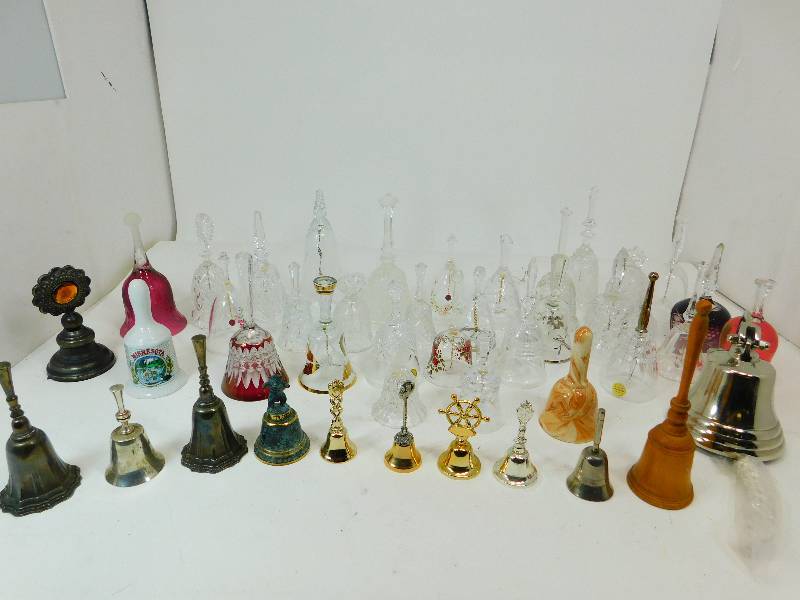 lot 37 image: Lot Full Of Various Style Bells For The Bell Collector