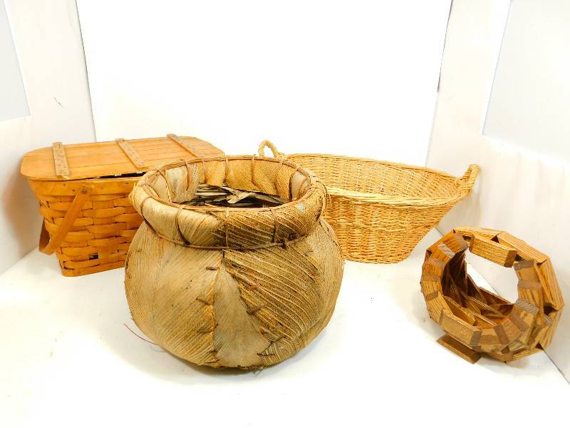 lot 54 image: Four Baskets