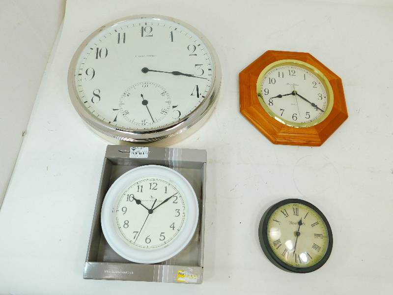 lot 61 image: Four Battery Operated Clocks