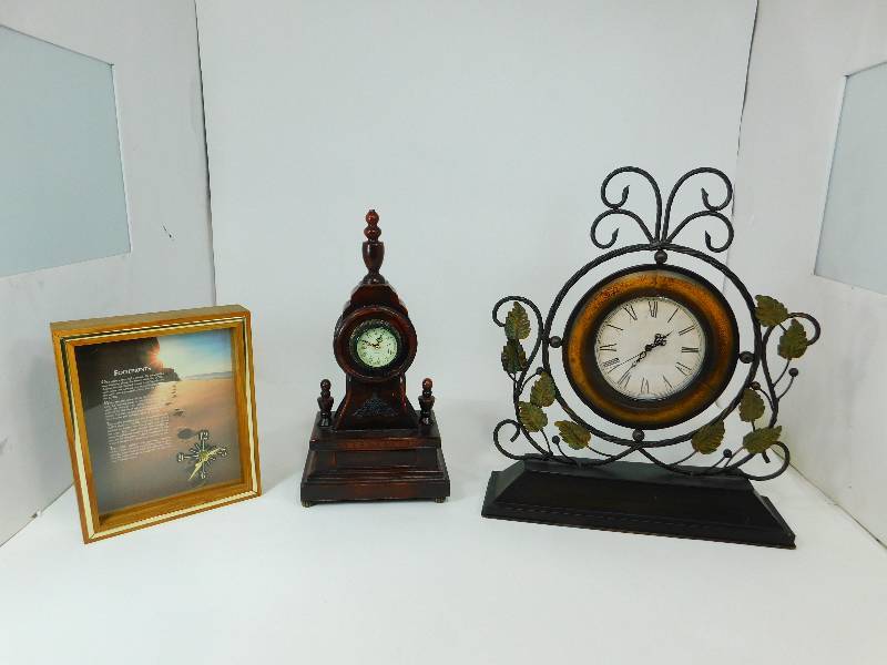 lot 69 image: Three Battery Operated Clocks