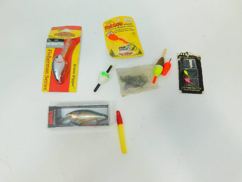 lot 91 image: Nine Fishing Items