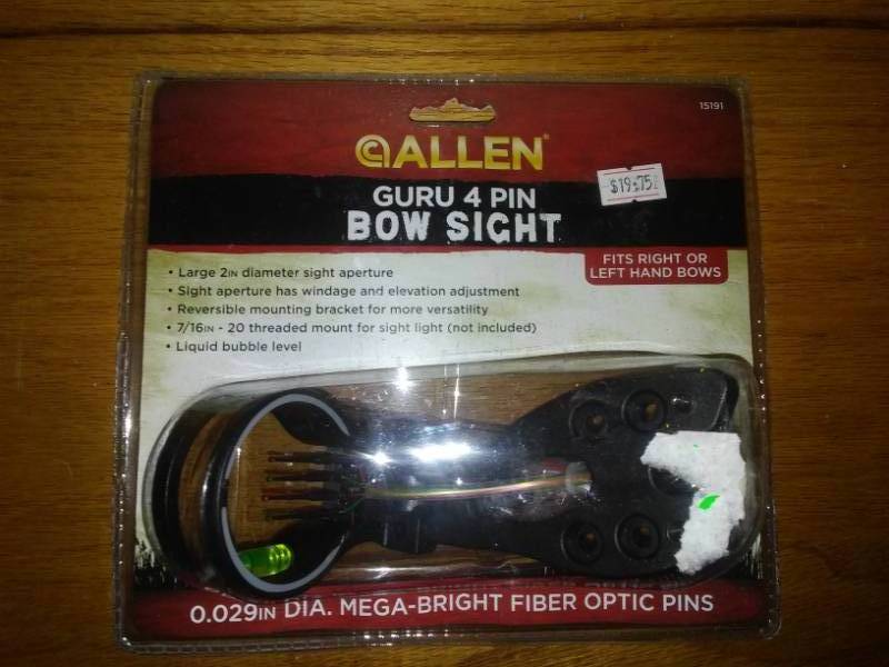 lot 381 image: Allen bow Sight Guru