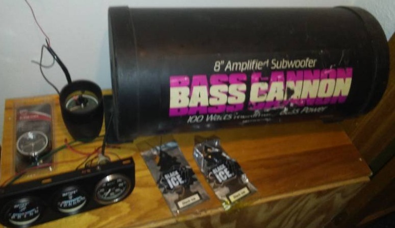 lot 382 image: Automotive subwoofer and more