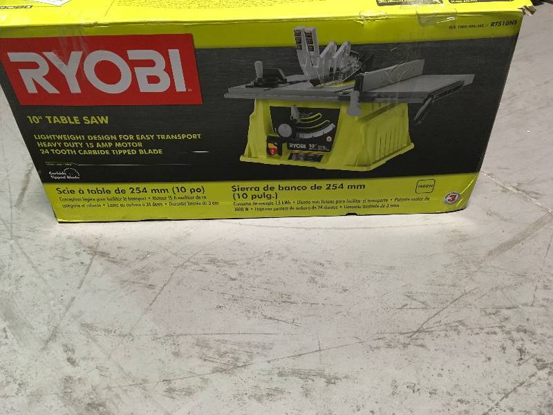 Ryobi 10 in. 15 Amp Table Saw In good working condition