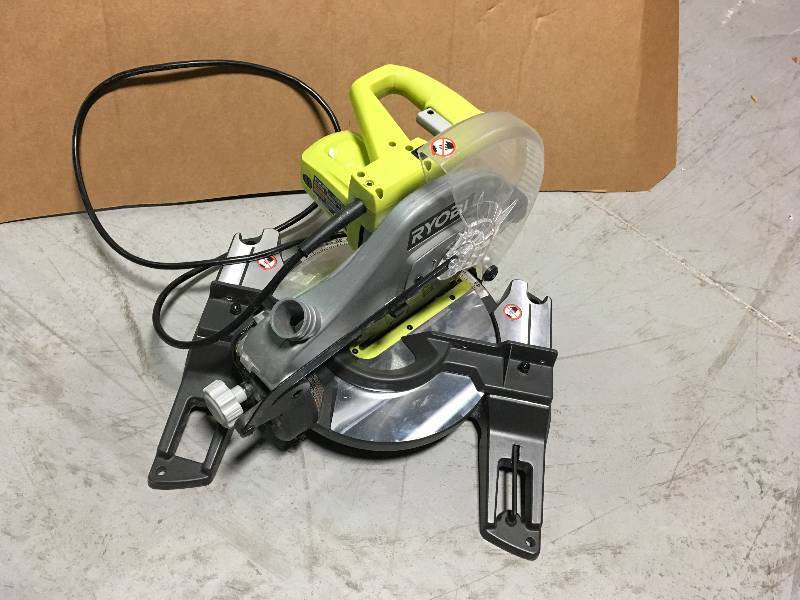 RYOBI 14 Amp 10 in. Compound Miter Saw In good working condition