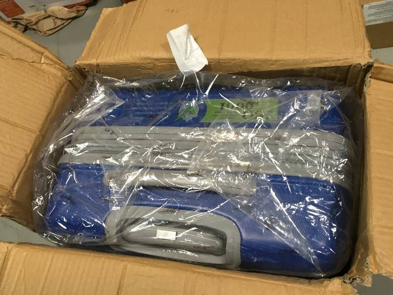 DENMARK 3-Piece ABS Expandable Hardcase Spinner ROYAL BLUE in good conditions