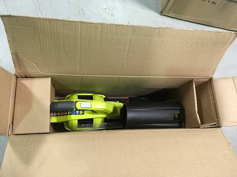 RYOBI 110 MPH 480 CFM Variable-Speed Turbo 40-Volt Lithium-ion Cordless Jet Fan Leaf Blower - Battery and Charger Not Included in working conditions