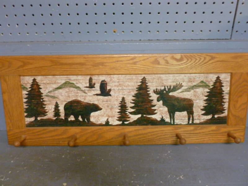 Up North Themed Coat Rack