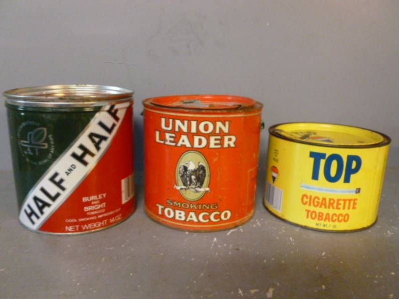 Vintage Tobacco Cans