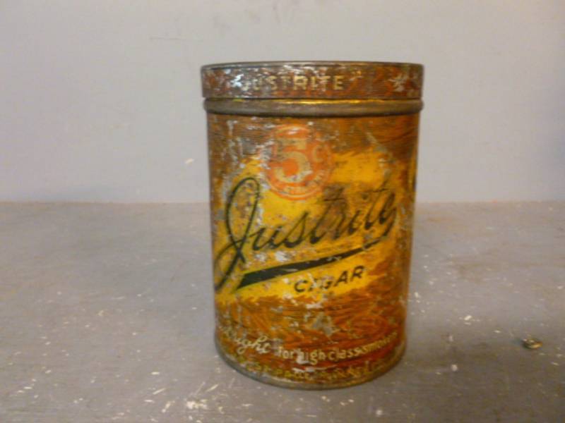 Antique Tobacco Can