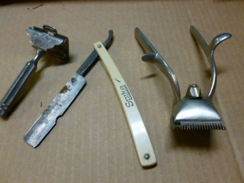 Vintage Shaving Items