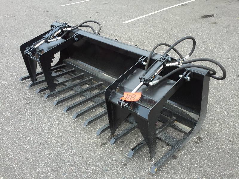 84 Double Grapple Bucket (Skidsteer Attachment)