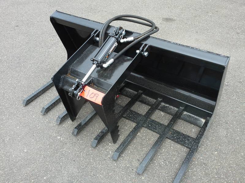 60 Single Grapple Bucket (Skid Steer Attachment)