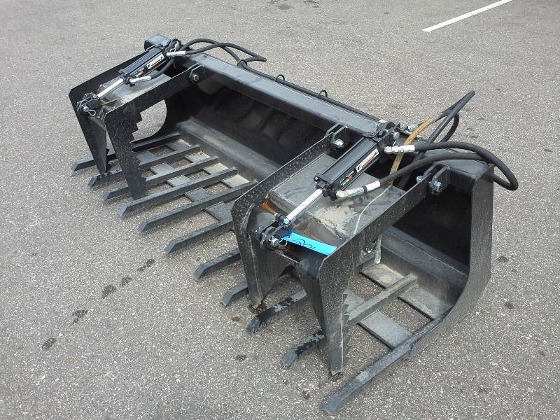 84 Double Grapple Bucket (Skidsteer Attachment)