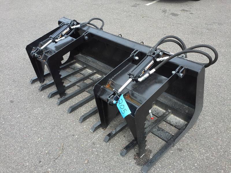 72 Double Grapple Bucket (Skid Steer Attachment)