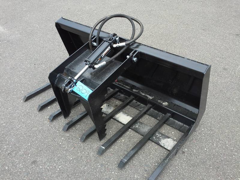 60 Single Grapple Bucket (Skid Steer Attachment)