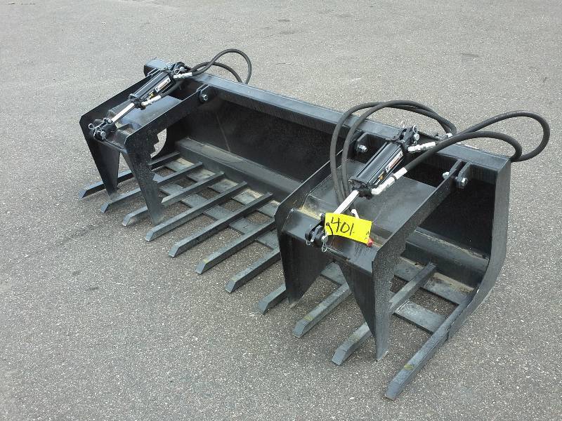 84 Double Grapple Bucket (Skidsteer Attachment)