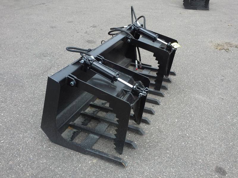 72 Double Grapple Bucket (Skid Steer Attachment)