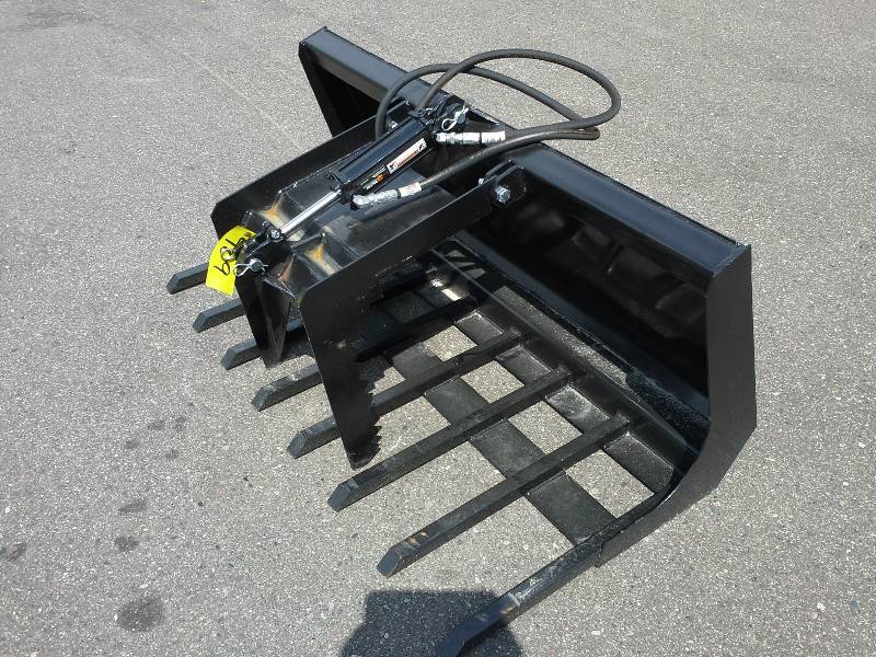 60 Single Grapple Bucket (Skid Steer Attachment)