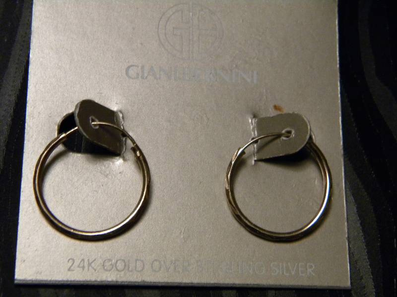 24K Gold over Sterling Silver Earrings