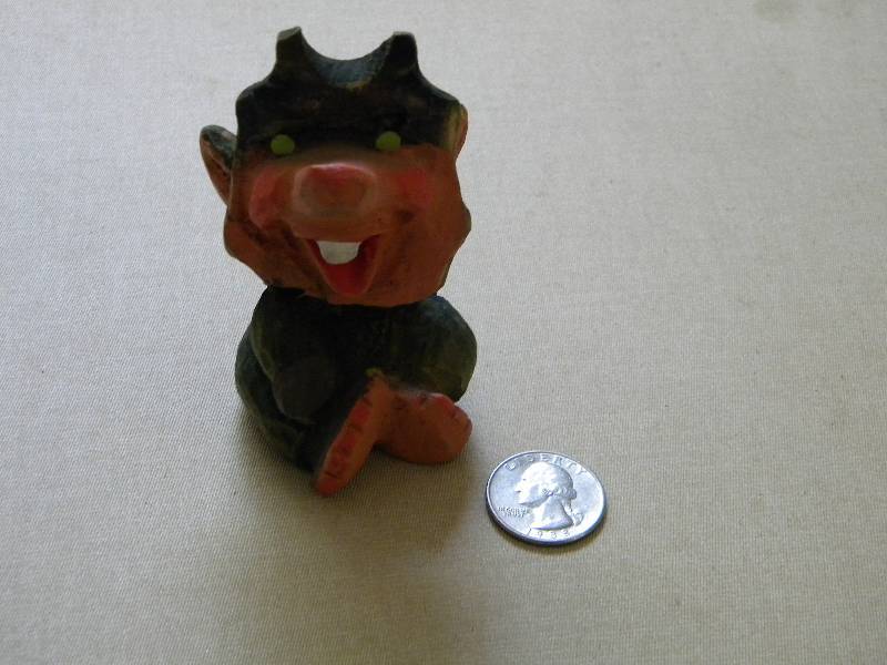 Henning of Norway Wood Carved Troll