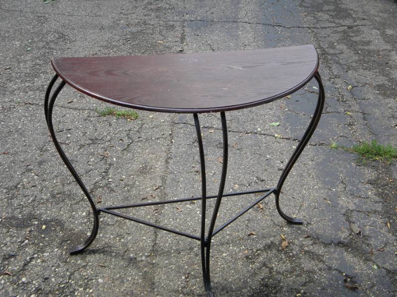 Half Round Hall Table