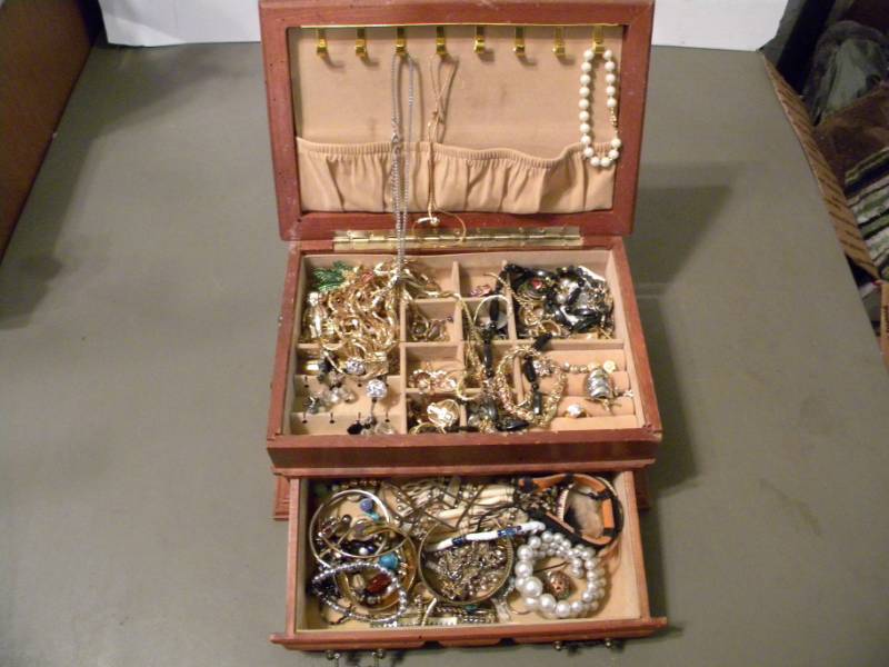 Jewelry Box & Jewelry