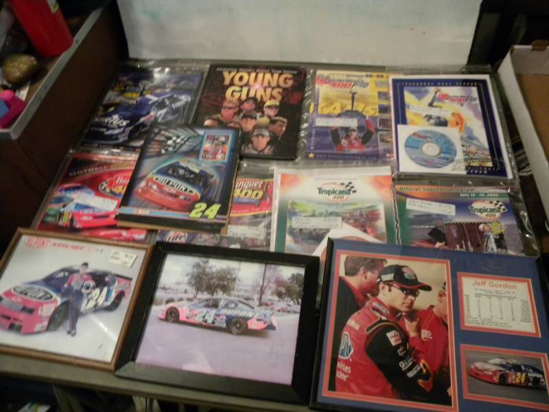 NASCAR Race Programs & Jeff Gordon Pics