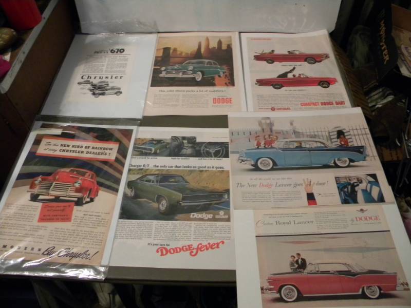 7 Vintage Chrysler & Dodge Ads