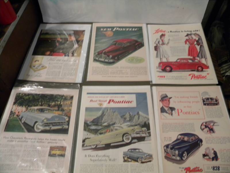6 Vintage Chevy & Pontiac Ads