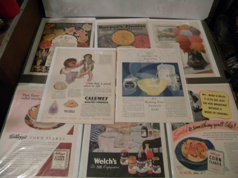 8 Vintage Food & Seed Ads