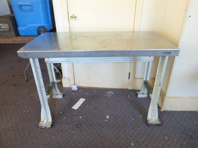 lot 7 image: Stainless Steel Table
