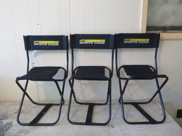 3 NEW HT Ports Foldable Ice Fishing Chairs, Northstar Kimball August  Consigments #1
