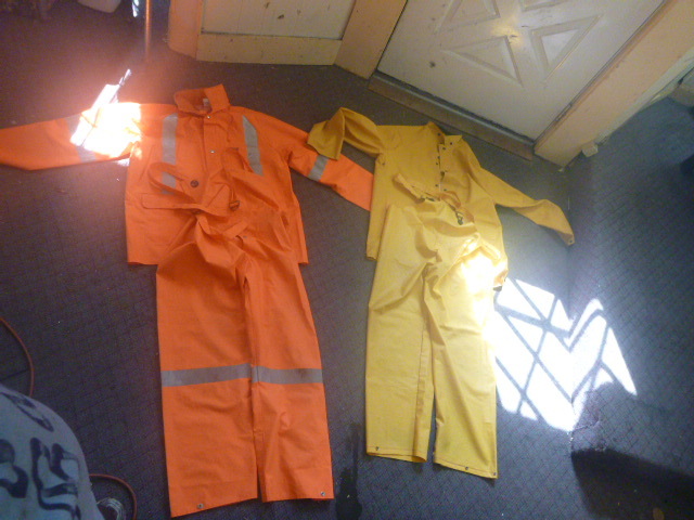 lot 27 image: 2 Rubber Rain Suits