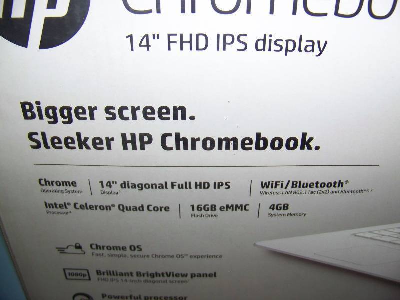 lot 27 image: Hewlett Packard (HP), Chromebook  Laptop Computer - NEW in Sealed Box