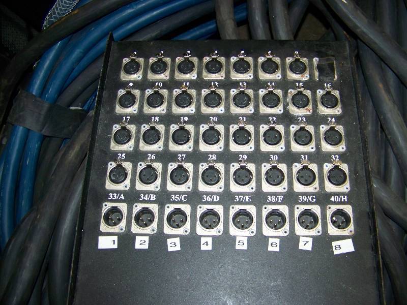 lot 50 image: RapcoHorizon Company, 32-Input, Mic Splitter  XLR Box (Snake)