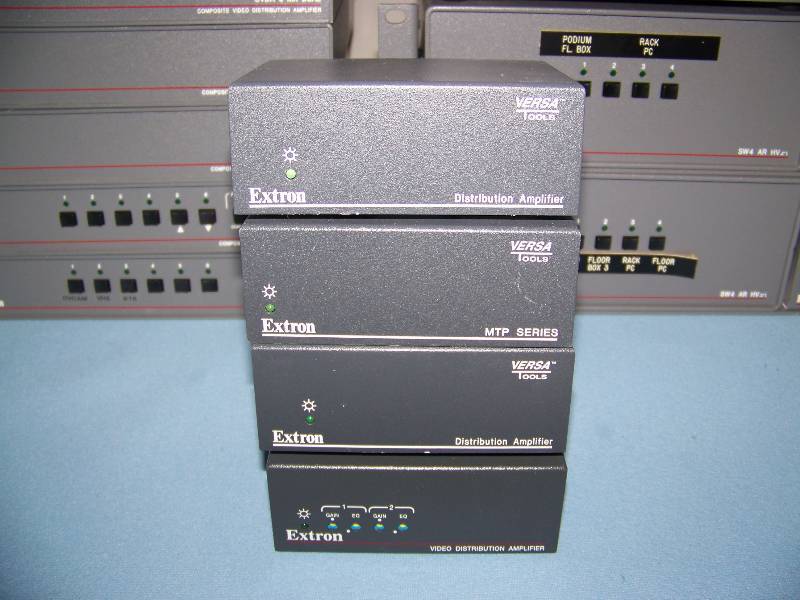 lot 58 image: (LARGE LOT) Extron Electronics, Audio  Video Items
