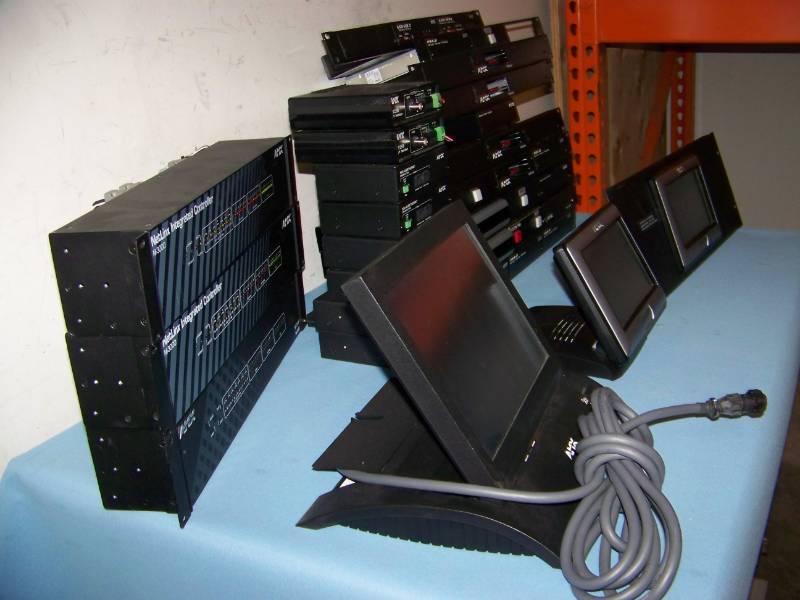 lot 60 image: (LARGE LOT) AMX, Controllers, Breakout Boxes, Switchers, Power Supply Modules and Touch Screen Controllers