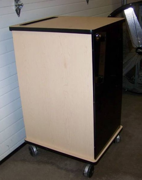 lot 84 image: Audio  Video (AV) Equipment Cabinet on Wheels