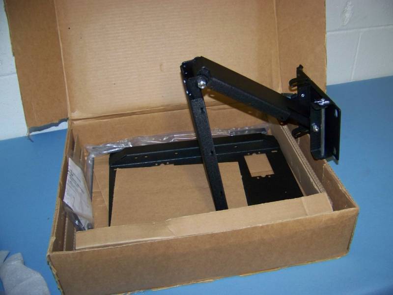 lot 100 image: Chief Manufacturing, Swing-Out  Adjustable Articulating Wall Mount for Large Flat Panel TelevisionsMonitorsDisplays
