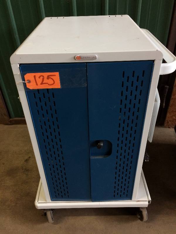lot 125 image: Bretford Core M laptop and device charging cart