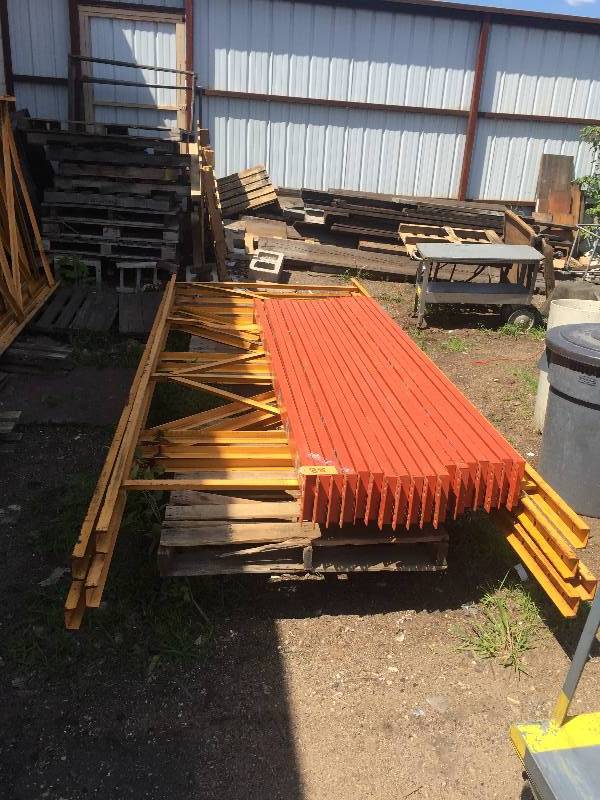 lot 88 image: Super heavy duty pallet rack or mezzanine structure