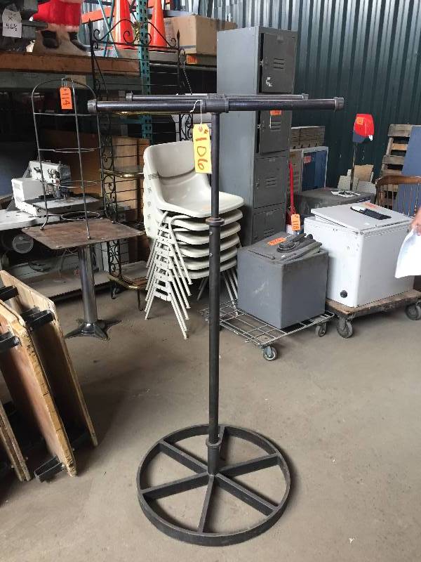 lot 106 image: Urban modern industrial coat rack