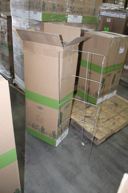 lot 273 image: Lot of (4) Sectional Garden Cage 10-Count Boxes