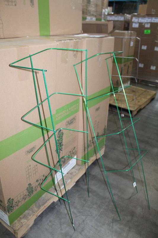 lot 283 image: Lot of (4) 46in. Sectional Garden Cage Blazin Gemz Color Combo 10-Count Boxes