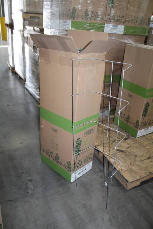 lot 305 image: Lot of (4) Sectional Garden Cage 10-Count Boxes