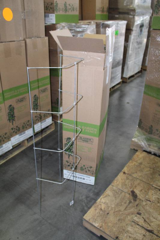lot 319 image: Lot of (4) Sectional Garden Cage 10-Count Boxes
